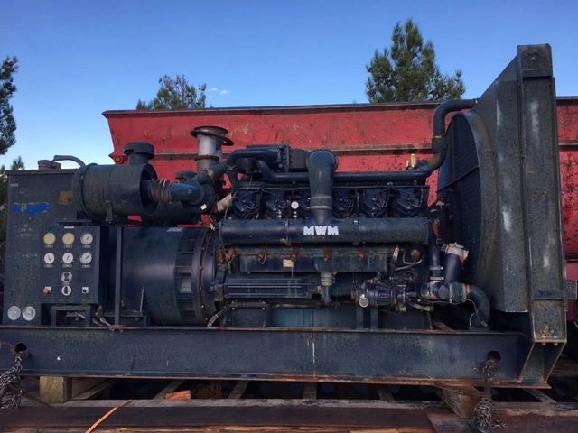 Generator and heavy equipment