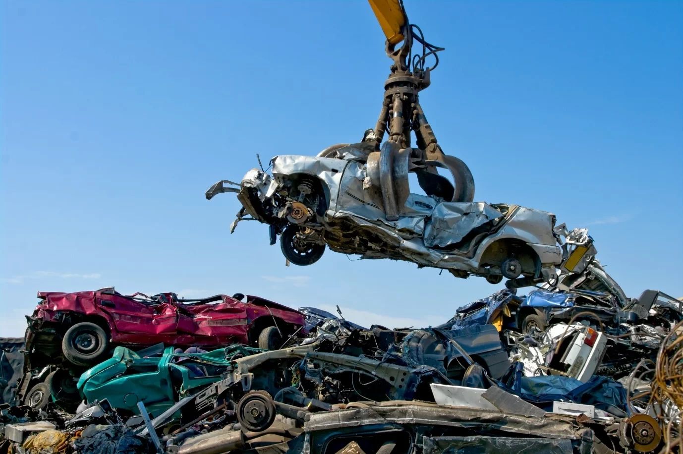 Scrap metal yard